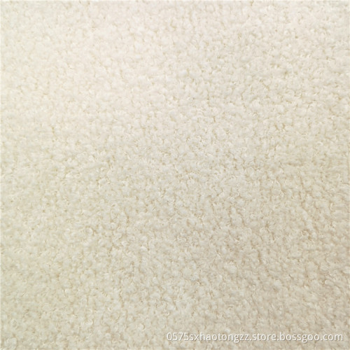 Hot Sale Polyester White Mohair Knitted Coat Fabrics